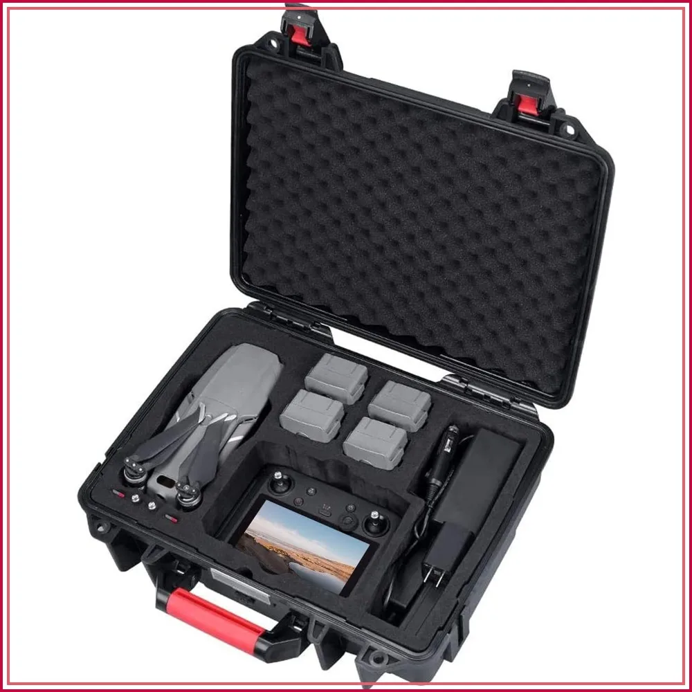 

17.6L Carrying Case for DJI Mavic 2 Pro/Mavic 2 Zoom with Pre-Cut Foam for Smart Controller and Remote Controller