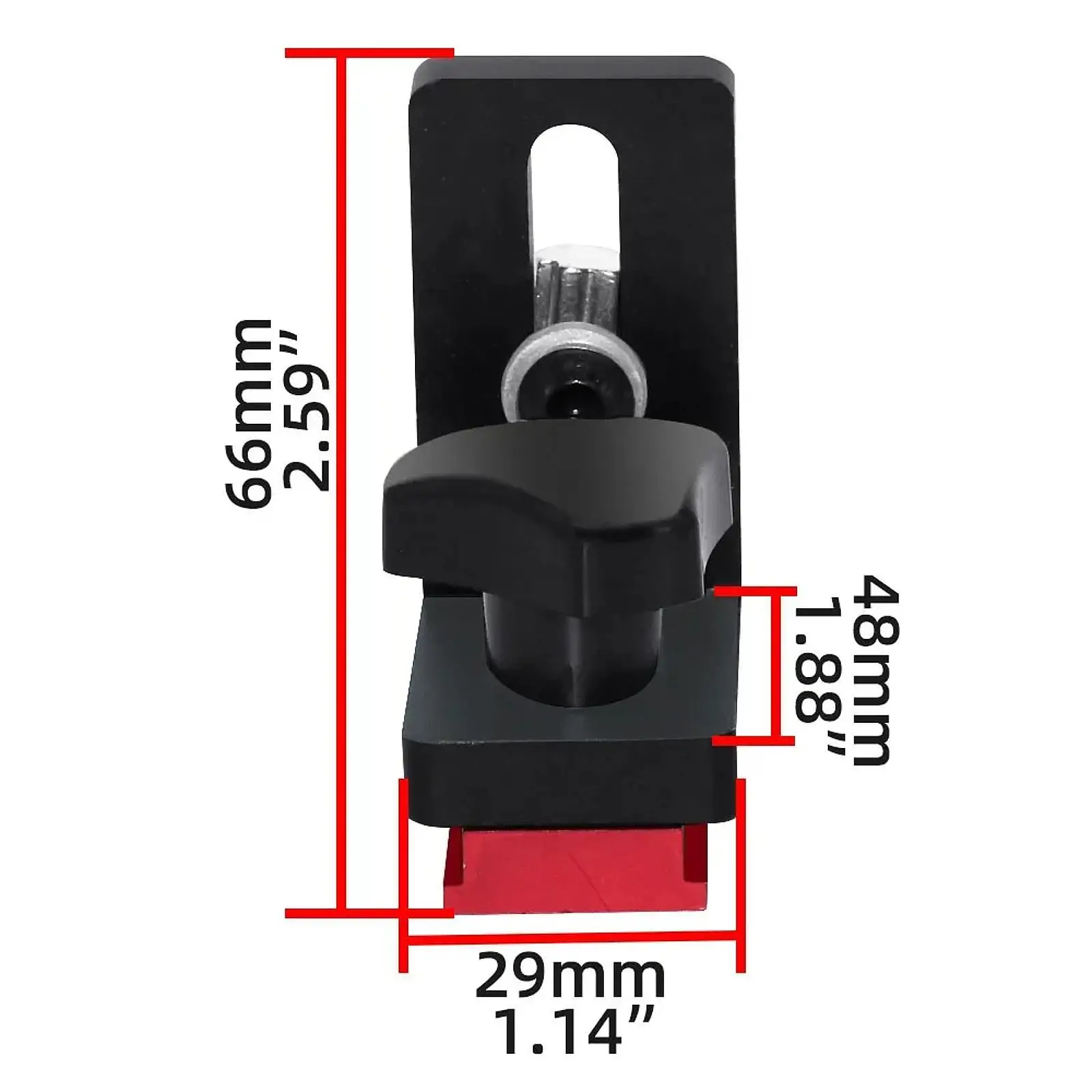 T Slot Mitra Track Stop Sliding Miter para serras de mesa de precisão para carpintaria