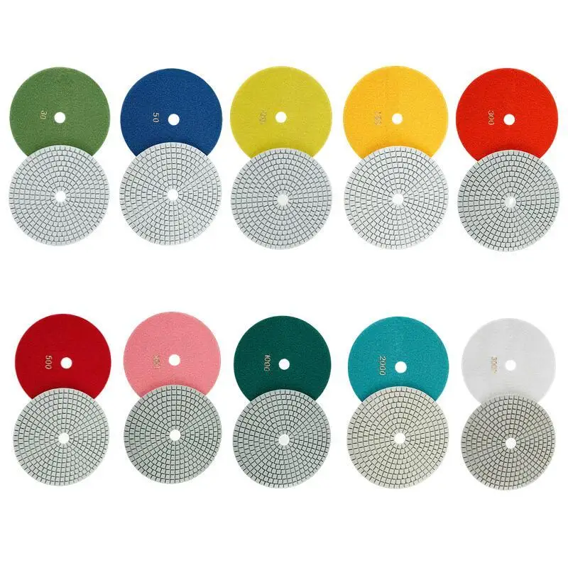 

1PC 7Inch 180MM Wet Diamond Polishing Pad Wet Abrasive Disc for Sanding Stone Marble Granite Countertop Polishing Disc