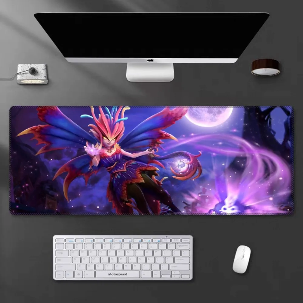 Dark Willow Dawnbreaker Dazzle Mouse Pad Cartoon Lockedge Large Gaming Pad Computer Gamer Keyboard Mouse Mat Desk Mousepad