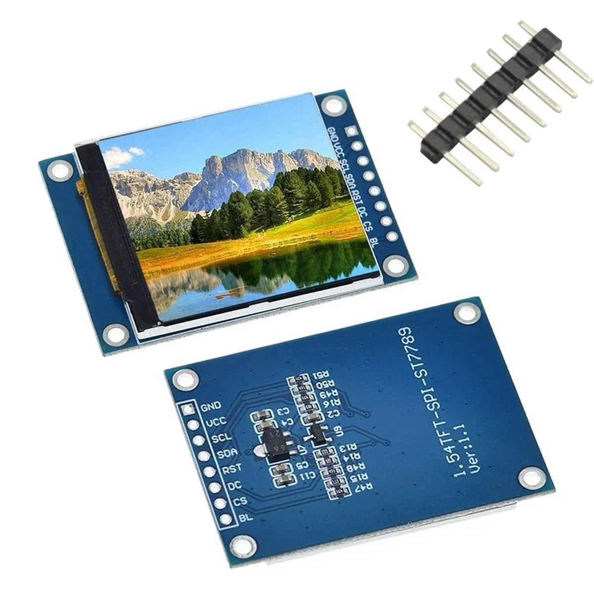 Pantalla LCD LED 240x240 interfaz SPI ST7789 para Arduino1.54 pulgadas 1,54 "módulo de pantalla TFT a todo Color HD IPS
