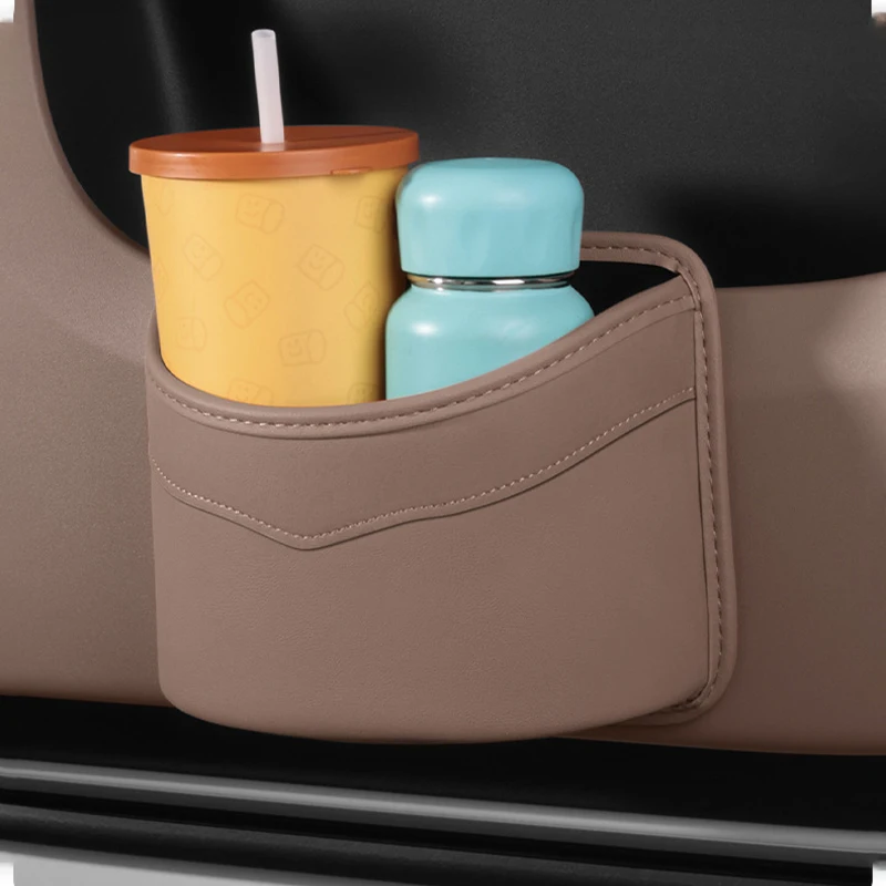 

2Pcs Car Storage Organizer Bucket, Foldable Hanging Trash Can, Multi-Purpose Car Interior Accessories for Seat Back, Car Door