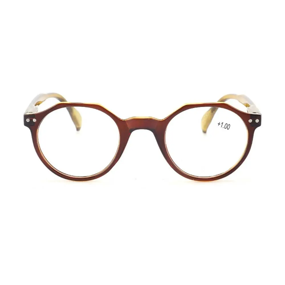 Модные + 1,0 ~ + 4,0 коричневые оптические леопардовые принты антирадиационные женские очки для чтения очки для дальнозоркости круглые очки для чтения