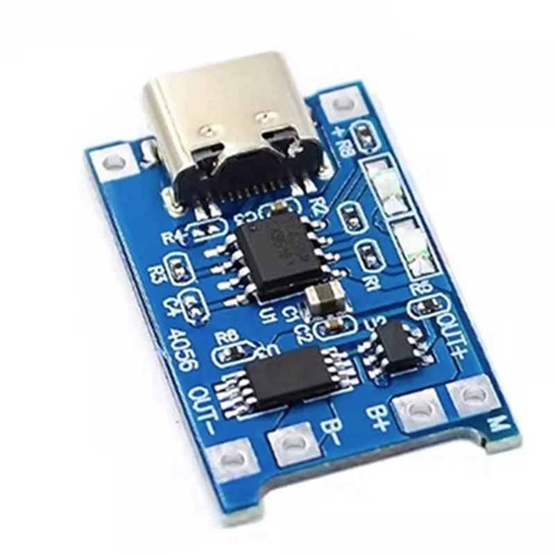 

-ABAB для проектов DIY 30 шт. Type-C 18650 модуль зарядного устройства для литиевой батареи 5 В 1 А зарядная плата с двойными функциями защиты