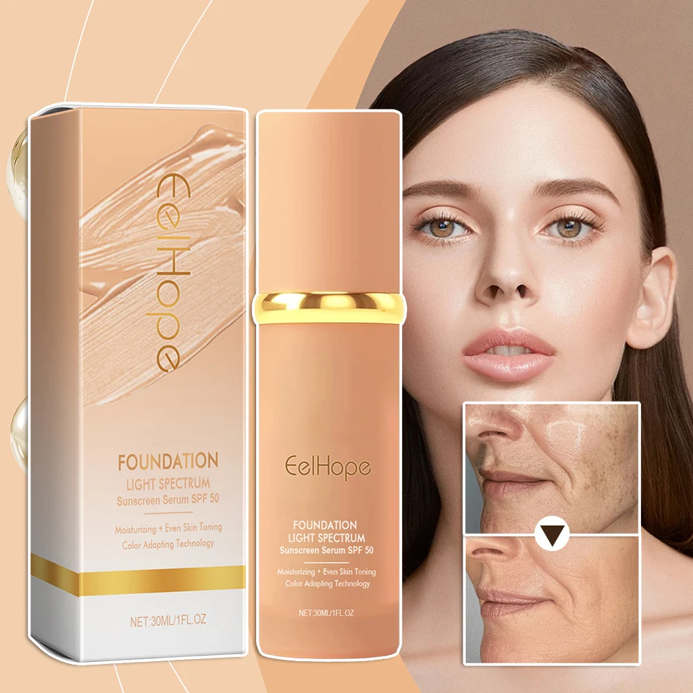 4 in 1 Make-up-Foundation leichtes, fehlerfreies Coverage-Foundation-Kosmetik werkzeug