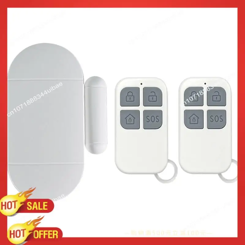 

B47C Tuya беспроводной умный датчик двери, окна, сигнализация, сигнализация открытия двери для домашнего дверного окна, двойной пульт дистанционного управления