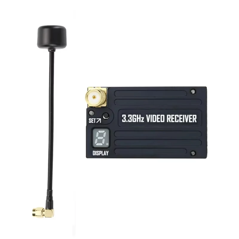 RUSHFPV OverShoot 3.3G 4W VTX รองรับ IRC Tramp Protocol 7-30V เครื่องส่งสัญญาณ 3.3GHz แว่นตา VRX โมดูล FPV Long Range Drone