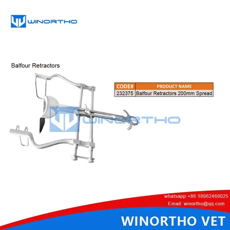 Balfour Retractors  Finnochetto small veterinary orthopedic instruments  pet animal surgical Compression winortho