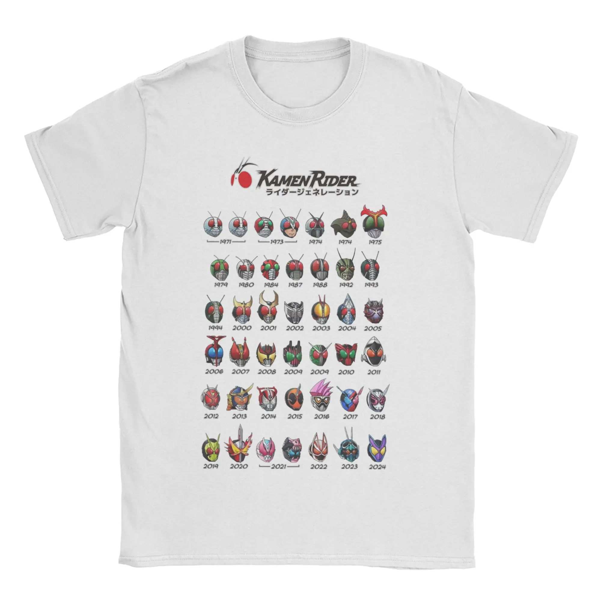 Kamen Rider Rider Generations T-Shirt Men Women  Leisure 100% Cotton Tees Round Neck Short Sleeve T Shirts 6XL Clothing
