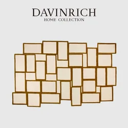 DAVINRICH spersonalizowany geometryczny Patchwork dywan wysokiej jakości ręcznie robione luksusowe kreatywne nieregularne dywaniki Wabi Sabi dekoracja do domu