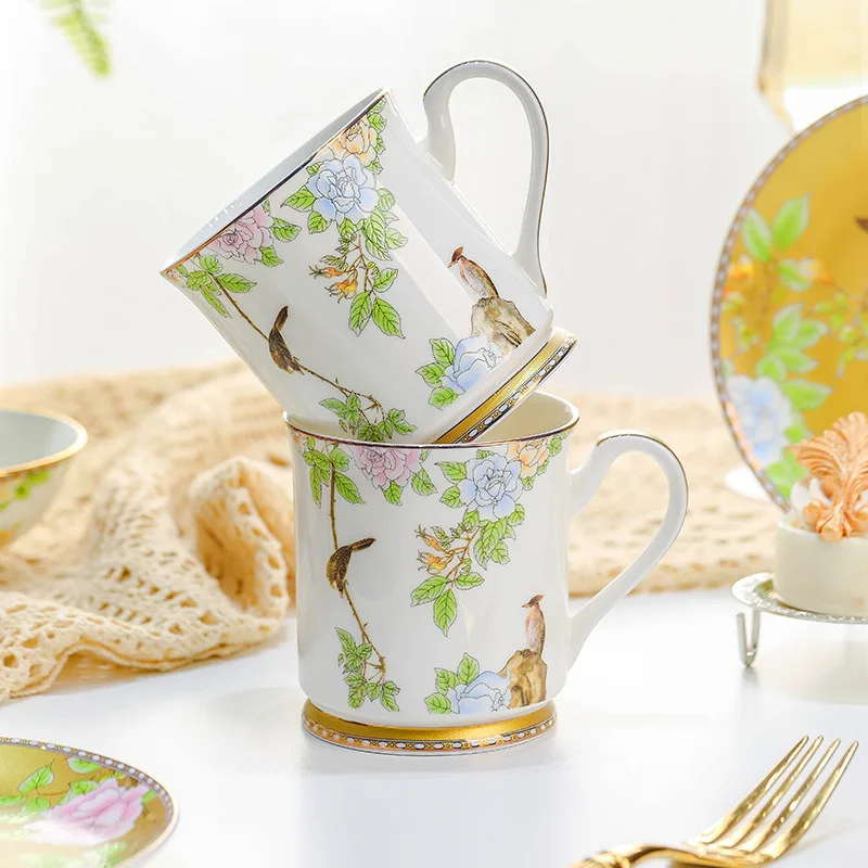 

Thick Wall Ceramic Tea Cup Office Porcelain Mug Keeps Warm Perfect for Coffee Tea Milk Hot Chocolate Home Office Use