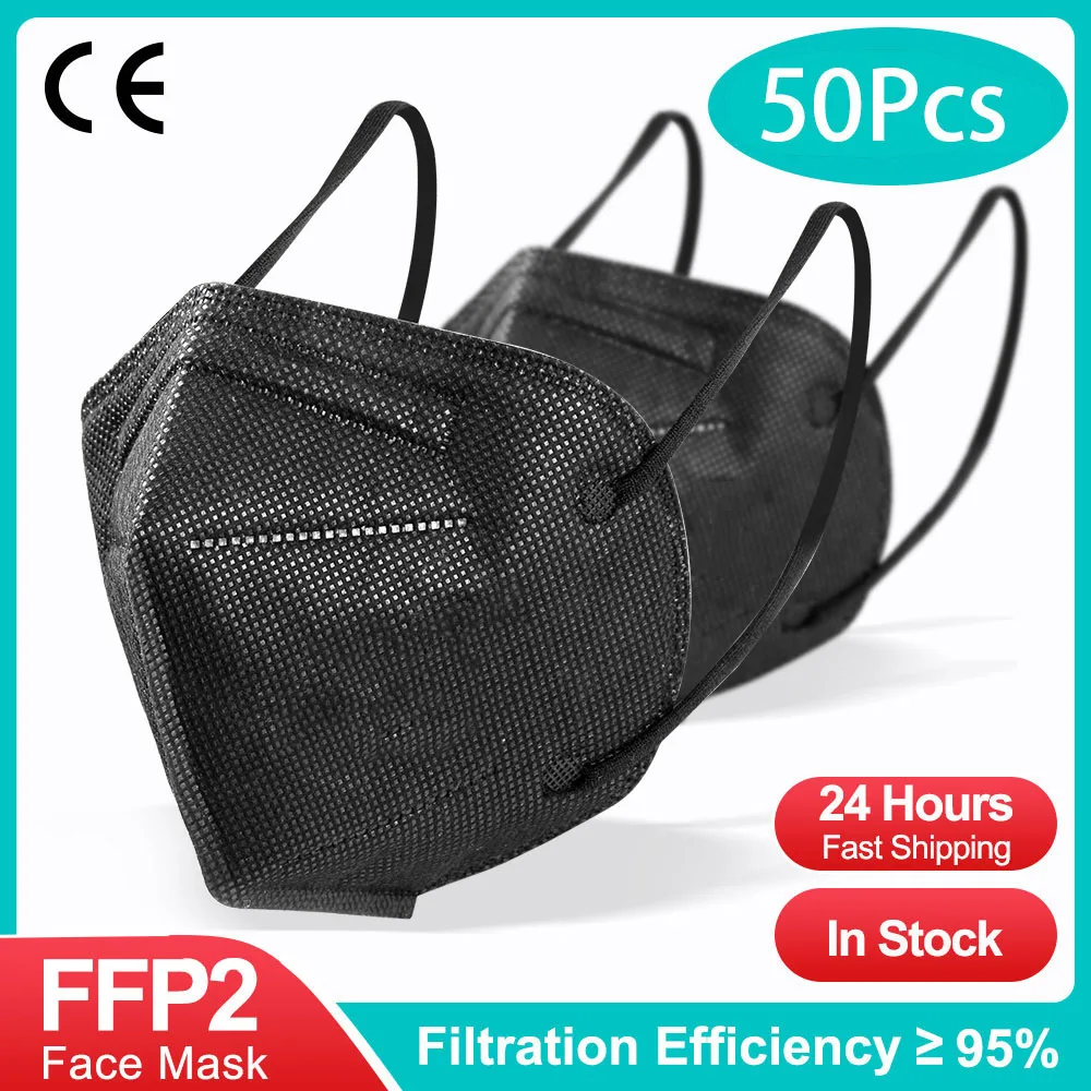 Variant: KN95-50PCS-Black