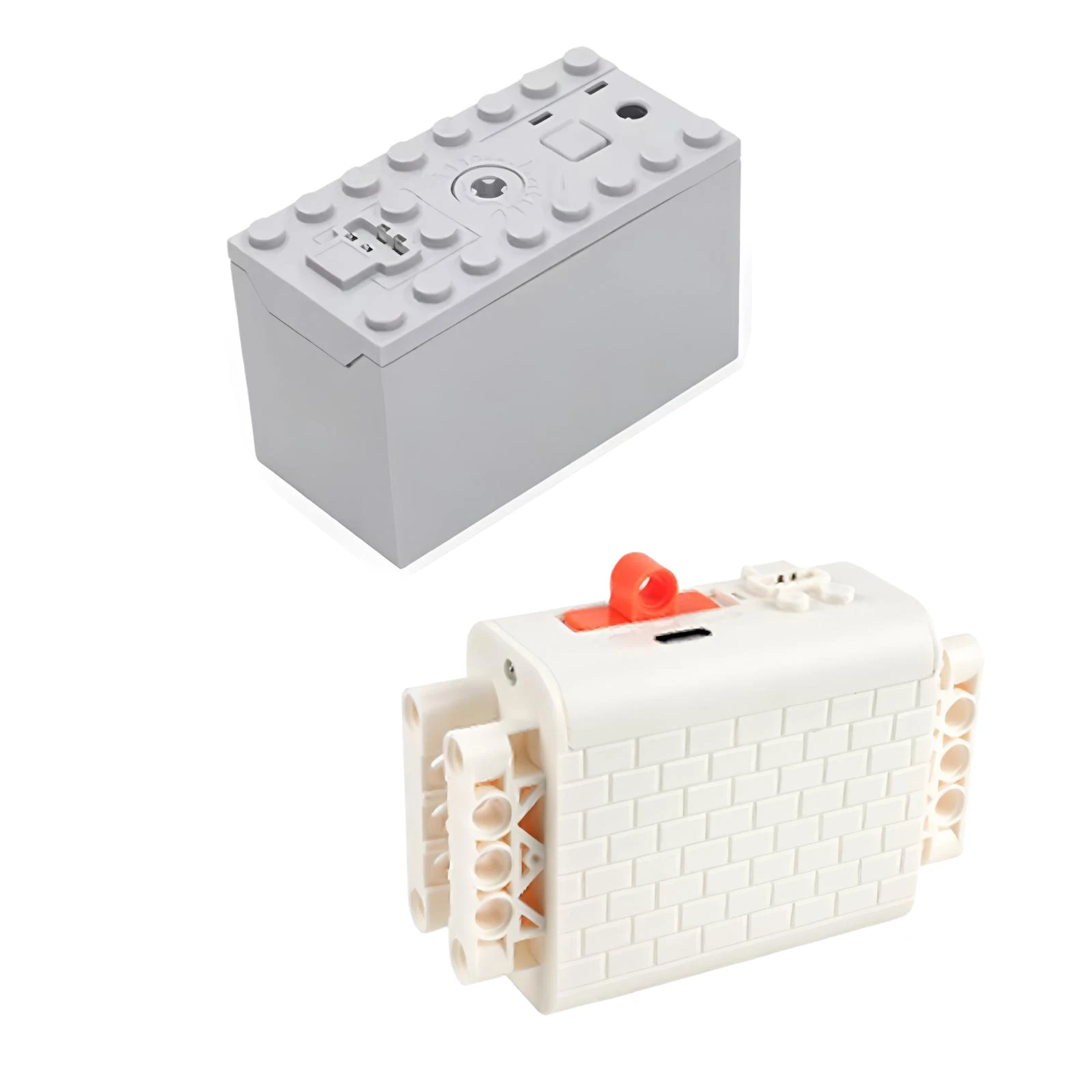 Caja de batería de litio recargable MOC, herramienta de potencia multifunción, Control de ajuste de velocidad del Motor del tren del coche para bloques de construcción 8878