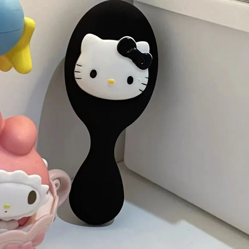 Cartoon Figures Hello Kitty Air Cushion Comb Kawaii Anime Kitty Cat Girl Kuromi Melody Cute Portable Comb Gift for Girl Gift