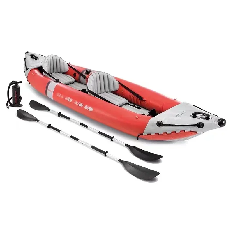 Cross borderCross border2023 Popular Color folding Foldable Portable PVC inflatable Kayak with Paddle for sale