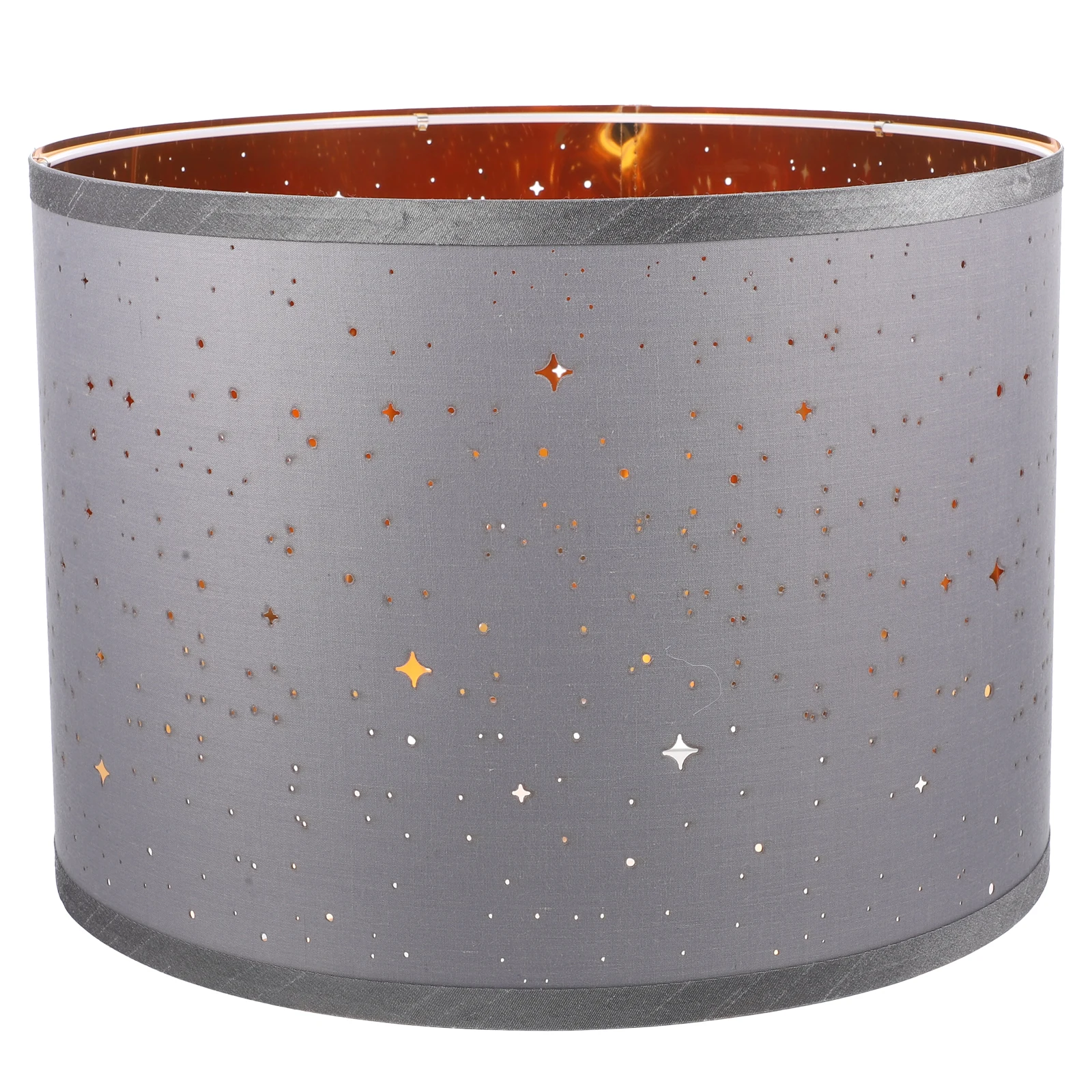 

Half Moon Sky Lampshade Simple Metal Frame Cloth Cover for Table Desk Wall Lamp Household Sturdy Light Shade