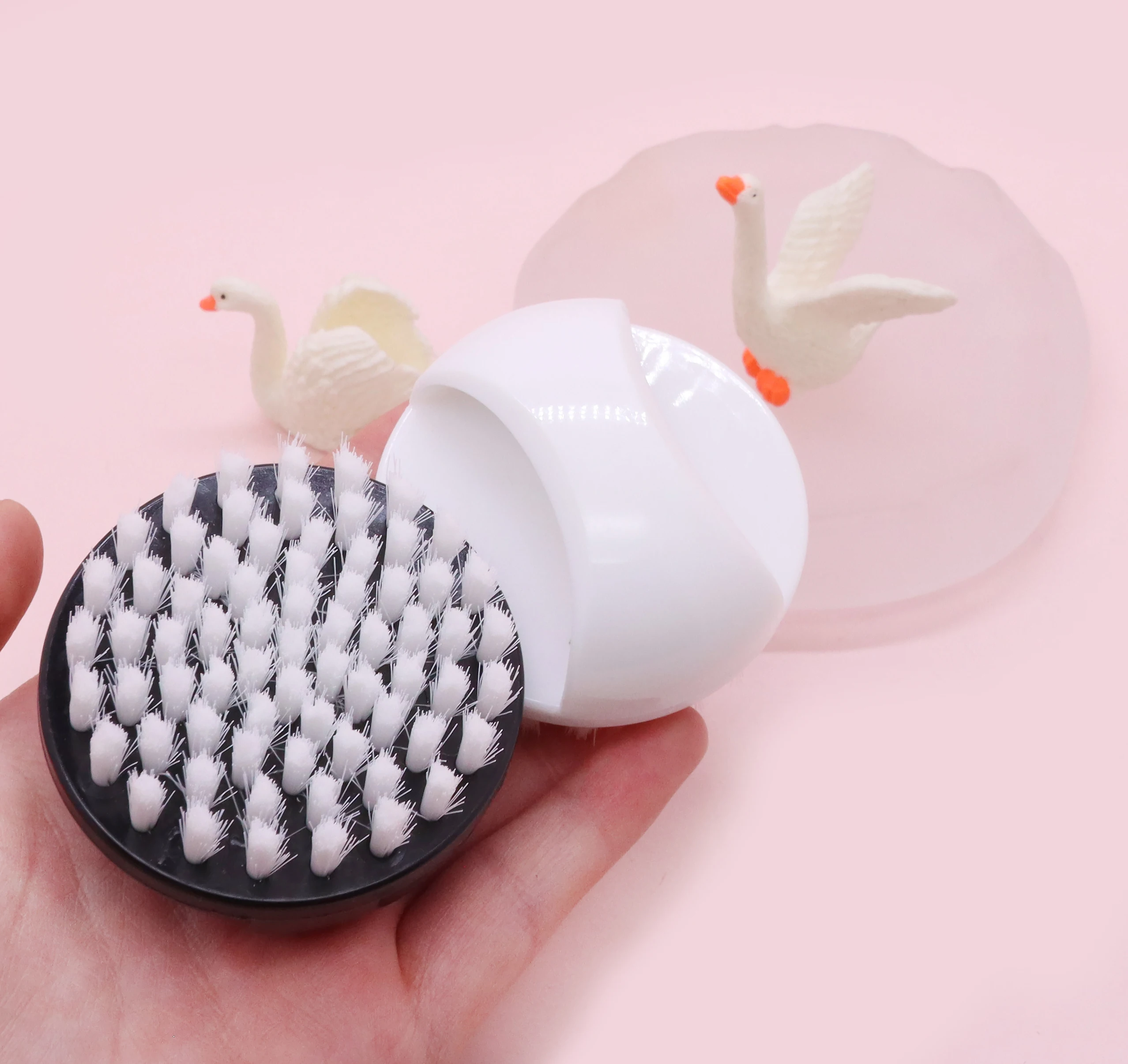 2 oder 1 Stück Professionelles Nagelbürsten-Set mit harten Borsten, Ring-Nagelstaub-Reinigungsbürste, DIY-Maniküre-Pflegewerkzeuge für Nagelkunst und Make-up-Reinigung