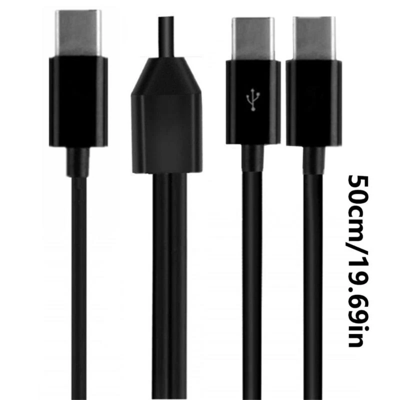 USB C Splitter Cable Multi USB C to USB C Cable 2/4/6 Type C Male Charger Cable for Android Samsung Tablet and TypeC Device