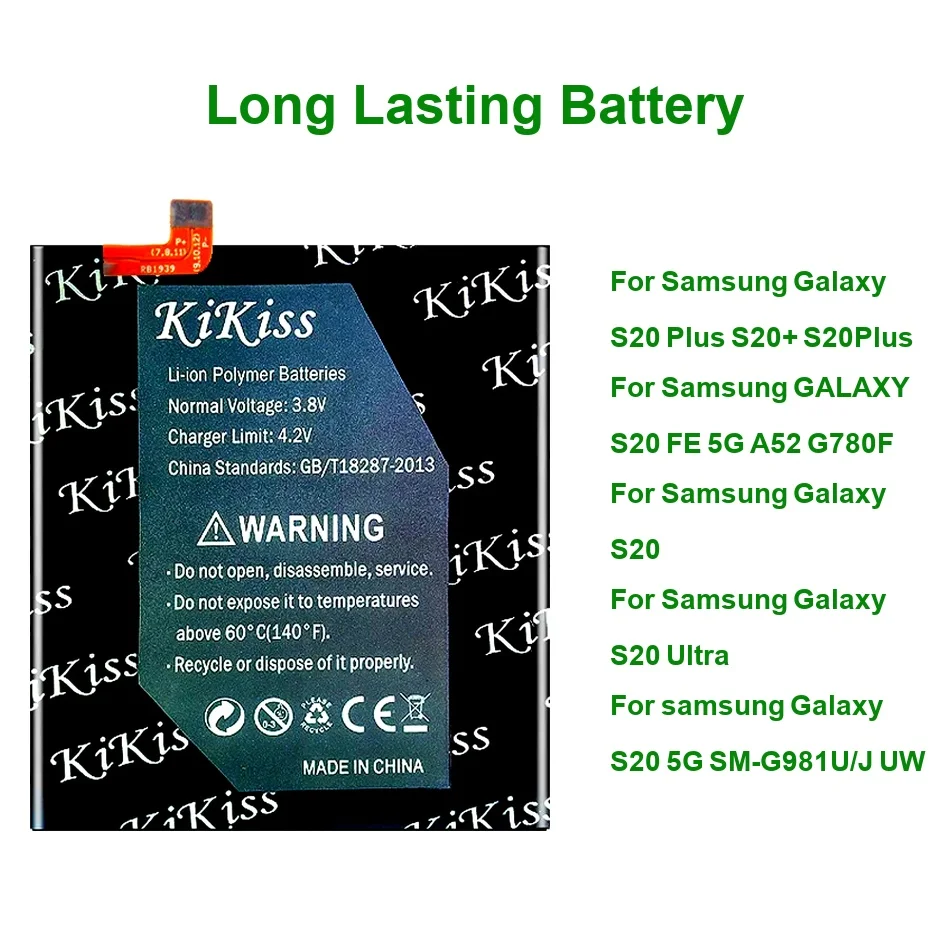 Mobile Phone Battery High-Efficiency EB-BG981ABA EB-BG985ABY EB-BG781ABY 4700-5600mAh For Samsung Galaxy S20 FE 5G Plus Ultra
