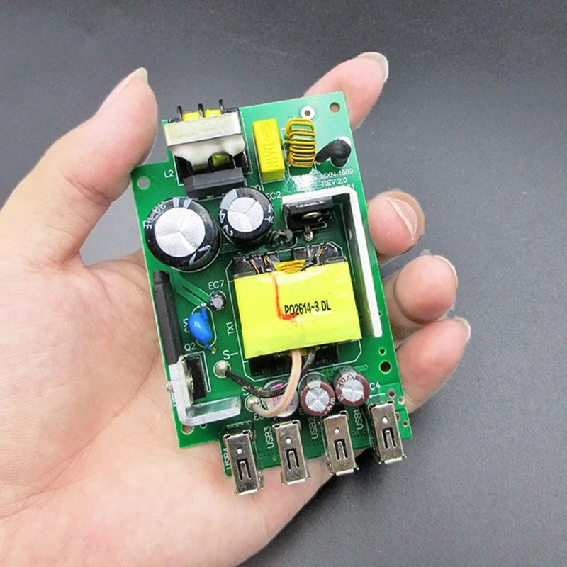 5 v6a presa USB a 4 porte uscita scheda di ricarica del telefono cellulare modulo adattatore di alimentazione