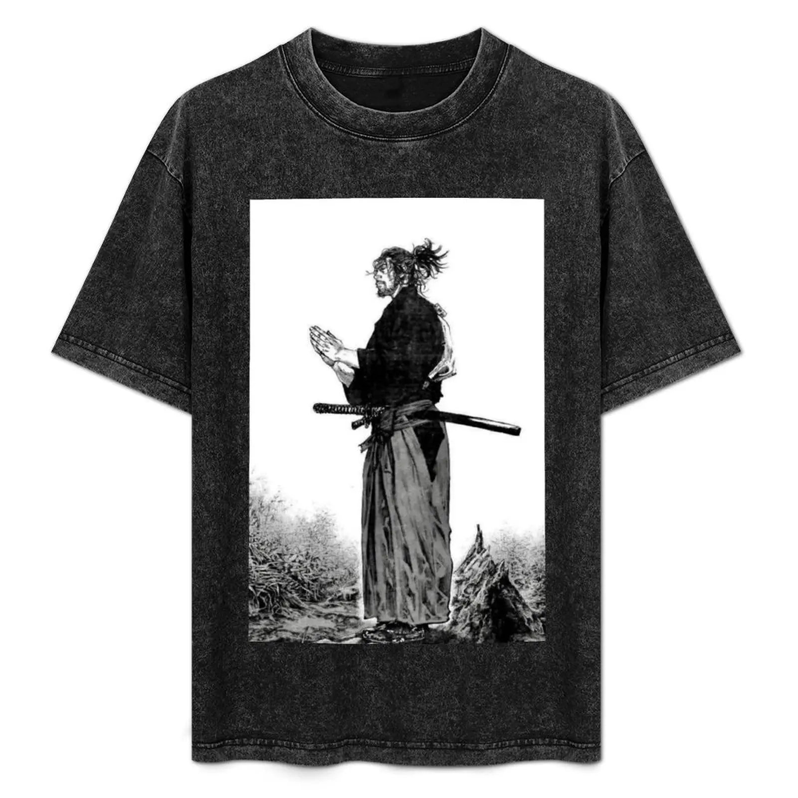 

Vagabond - Manga Samurai T-Shirt Aesthetic clothing oversized t shirt anime figures Men's t-shirts