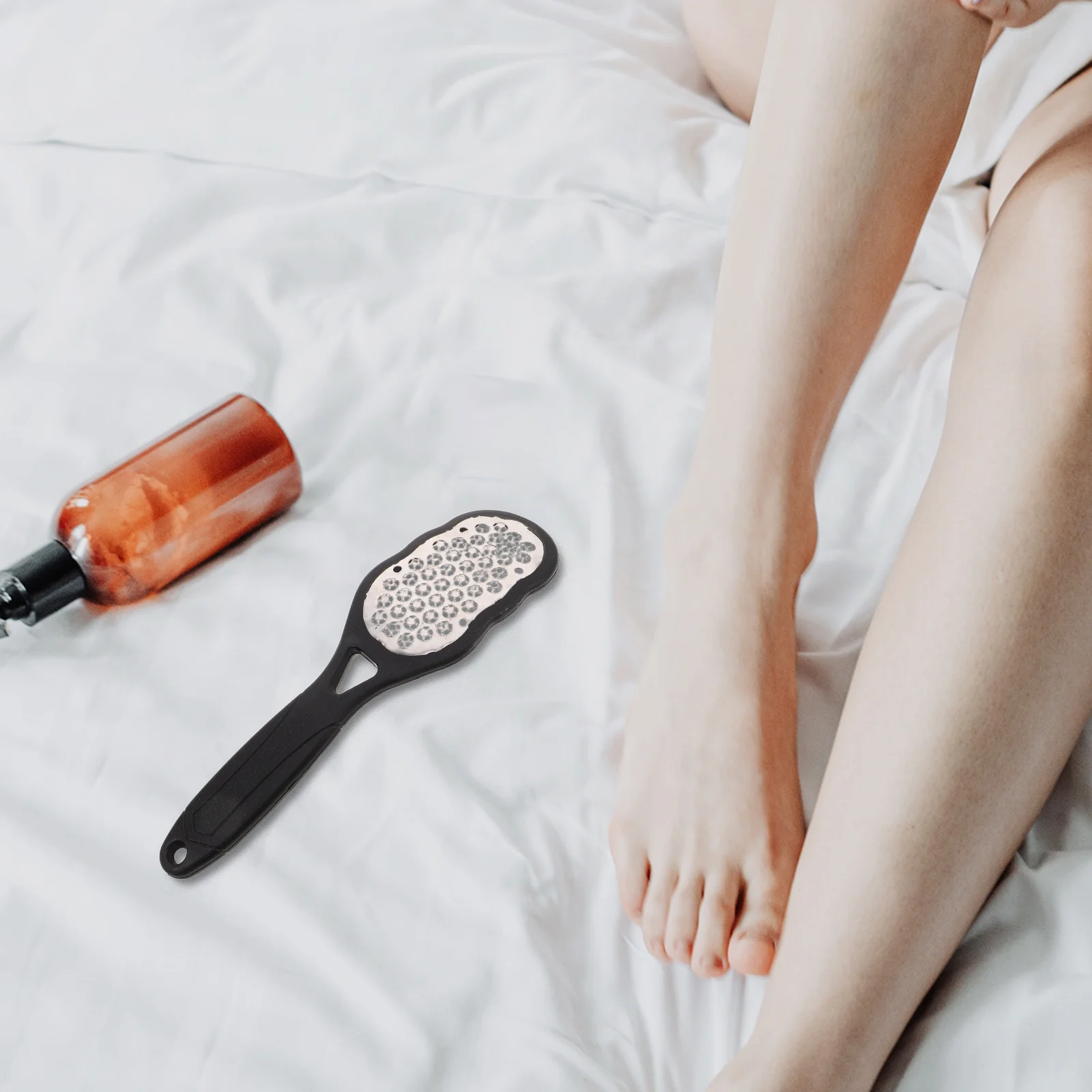 

4Pcs Foot Callous Remover Stainless Steel Scrubber Dead Skin Exfoliator Tool for Smooth Feet and Pedicure Foot Files for Women