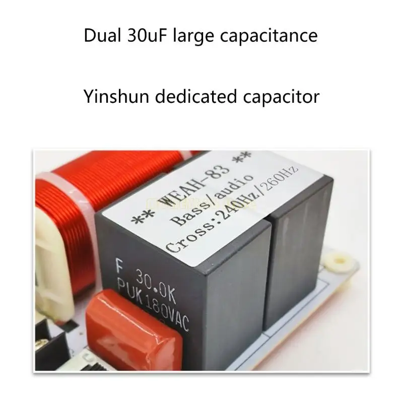 F62C 400W BASS SUPWOOFER CROSSOVER TERPLITION DISIDER SPEIDER