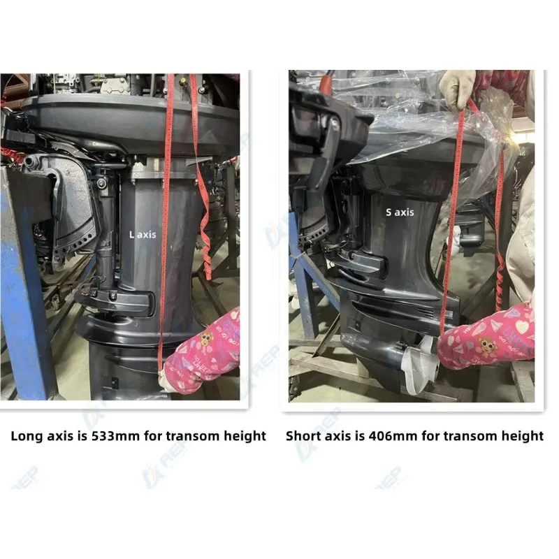 Long Short Shaft Can Choose 2 Stroke Manual Start Tiller Control 40HP Outboard Motor Boat Engine
