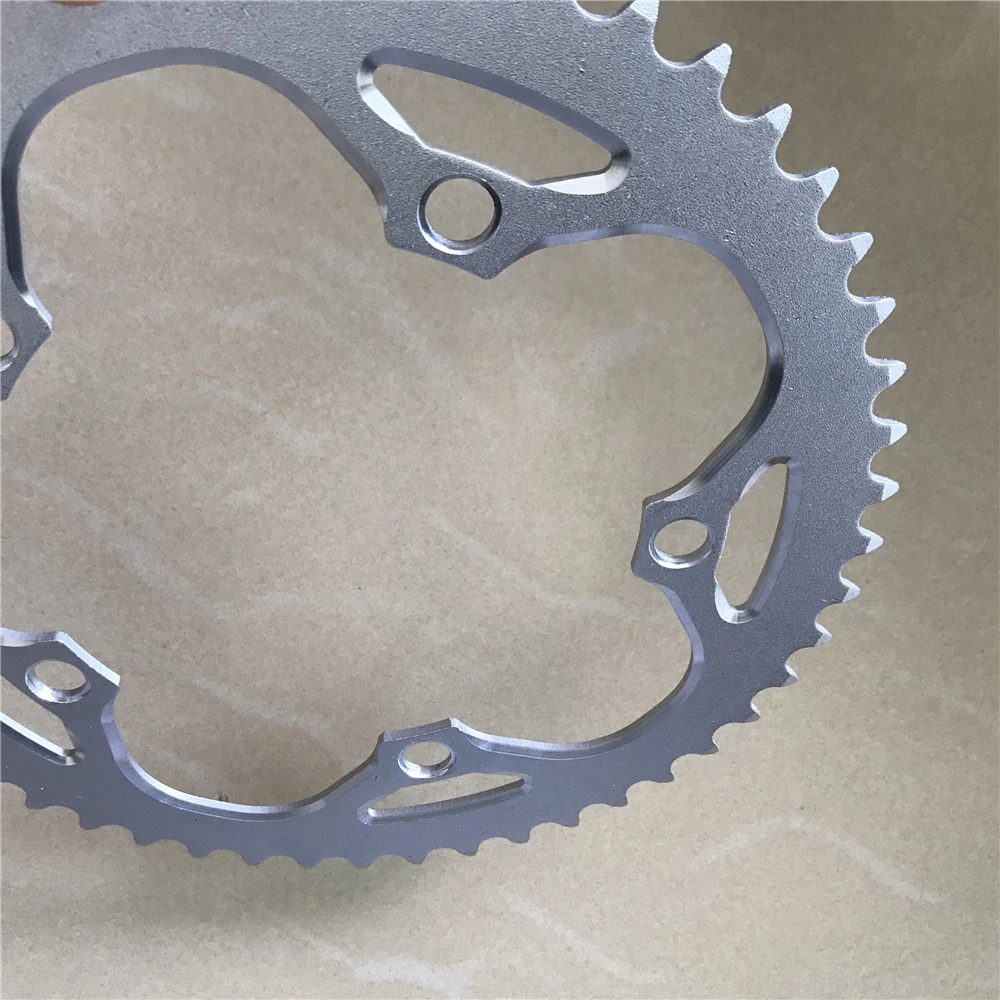 Road Bicycles Chainring 130 BCD 38T 39T 40T 42T 44T 46T 48T 50T 52T 53T 56T Folding Bike Chain Wheel CNC Silvery Rings