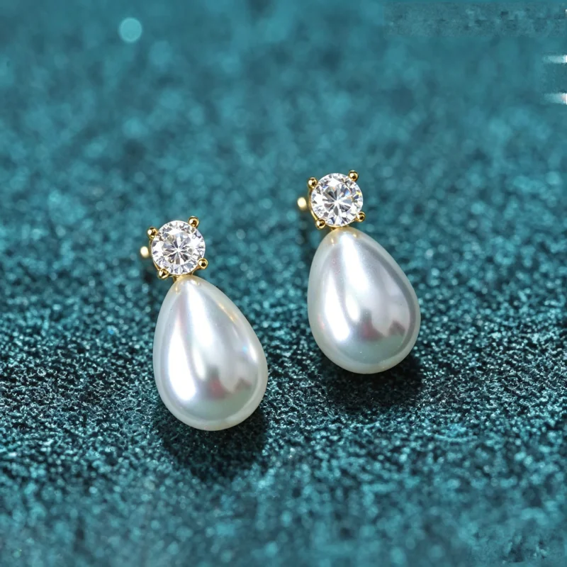 Senlissi - High-end S925 Sterl - огляд і ціна Akoya Pearl Stud Earrings Sterling Silver