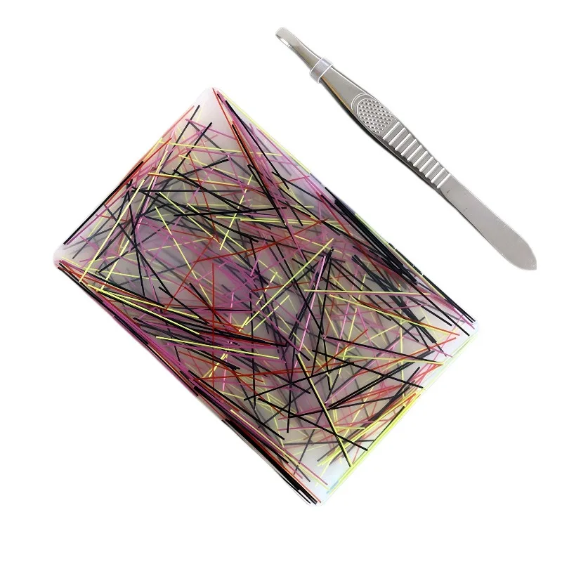 Neue Silikon-Hautpicking Fidget Sensory Relief Ultra-tragbare Haare ziehen Fidget Sensory Fidget Pads für Erwachsene mit Angst