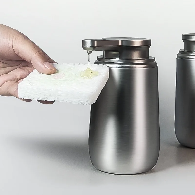 New stainless steel automatic induction soap dispenser household integrated electric washing mobile phone kitchen detergent