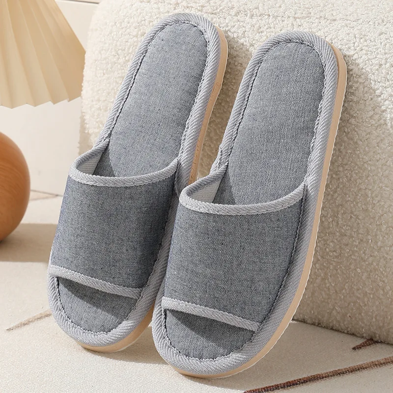 Disposable Slippers Hotel Travel Slipper Sanitary Party Home Slipper Guest Use Folding Men Women Linen Indoor Slippers