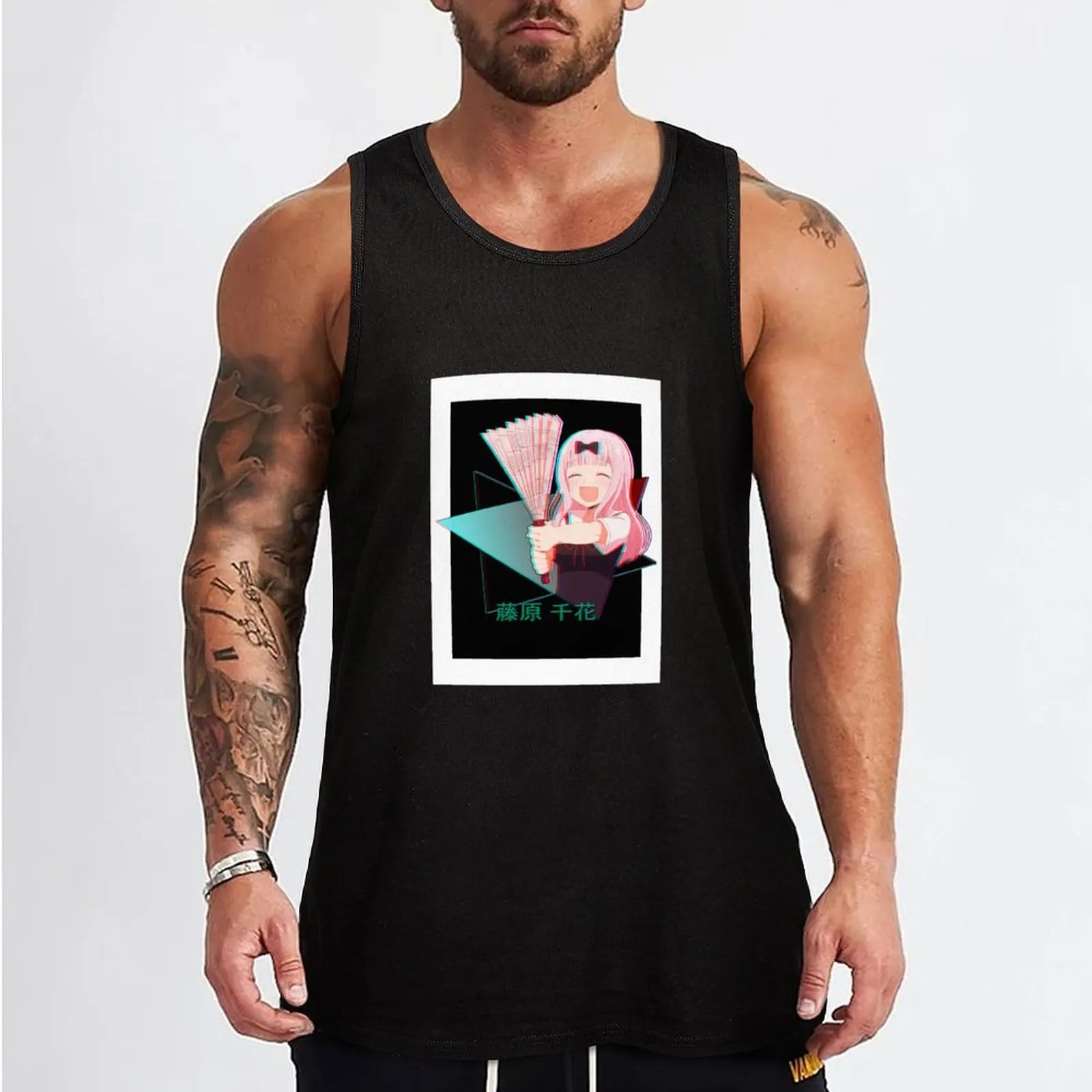 Chika Fujiwara Fan Aesthetic Tank Top singlets for men sleeveless t-shirts for men