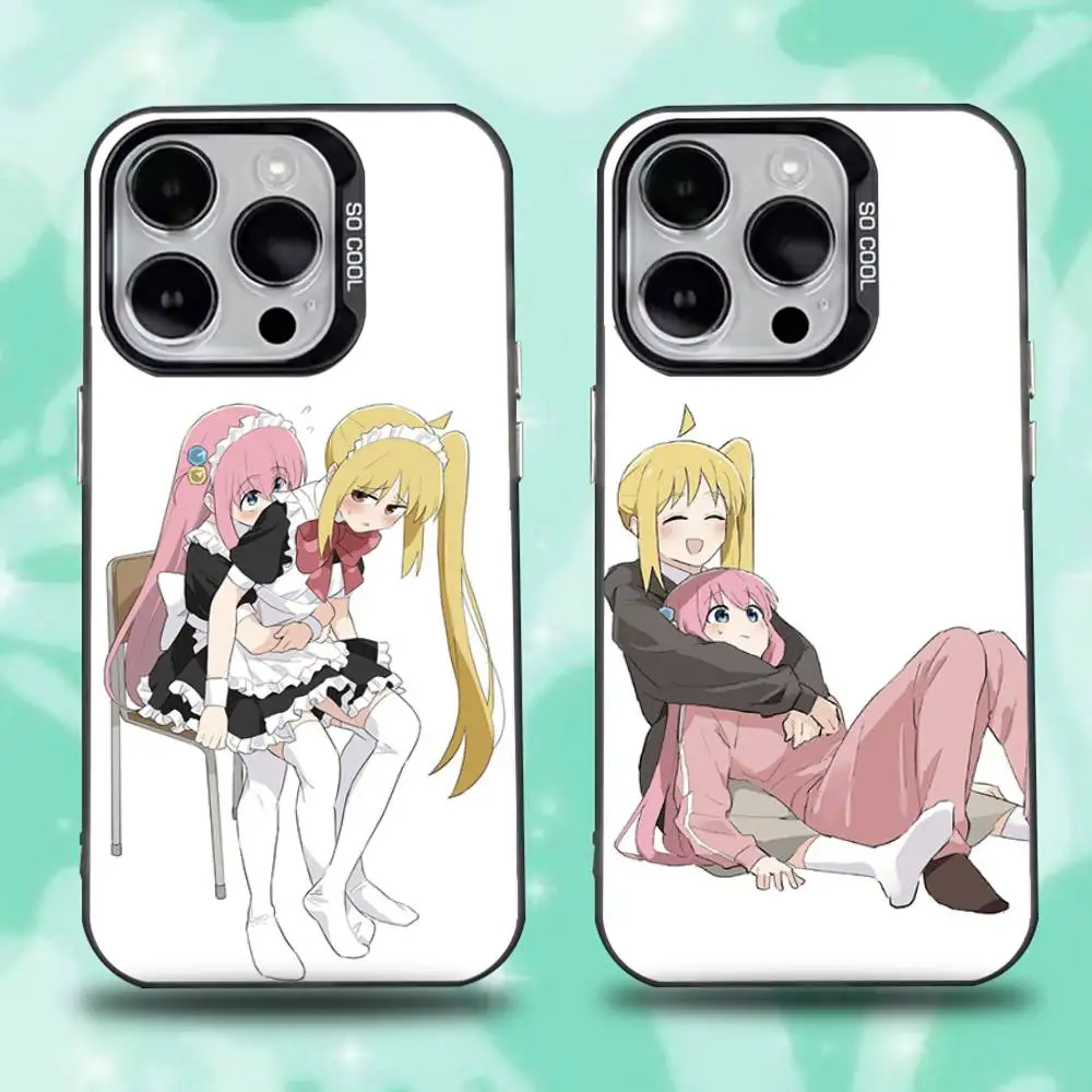 

B-Bocchi the R-Rock Phone Case For iPhone 16,15,14,13,12,11,Mini,Pro,E,SE4,XS,MAX Black Candy Matte Cover