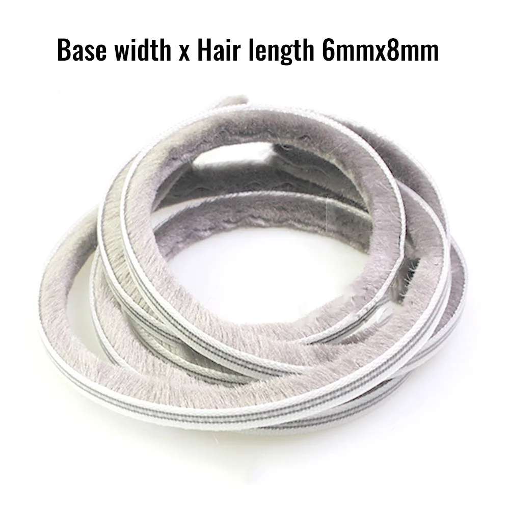 Reliable Weather Stripping for Casement Doors Prevent Drafts and Reduce External Noise with 10M Hairy Seal Brush Pile