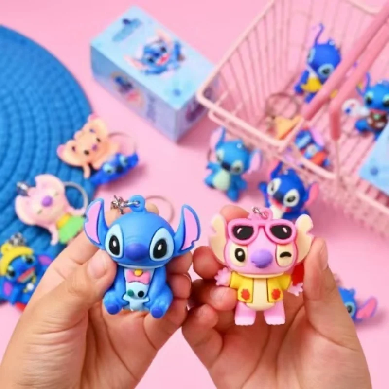 12/24個入り スティッチ ケーブ ファン ブラインドボックス キュートペンダント トレンドおもちゃ サプライズトイ キーホルダー 高品質 子供 誕生日プレゼント 男の子 女の子