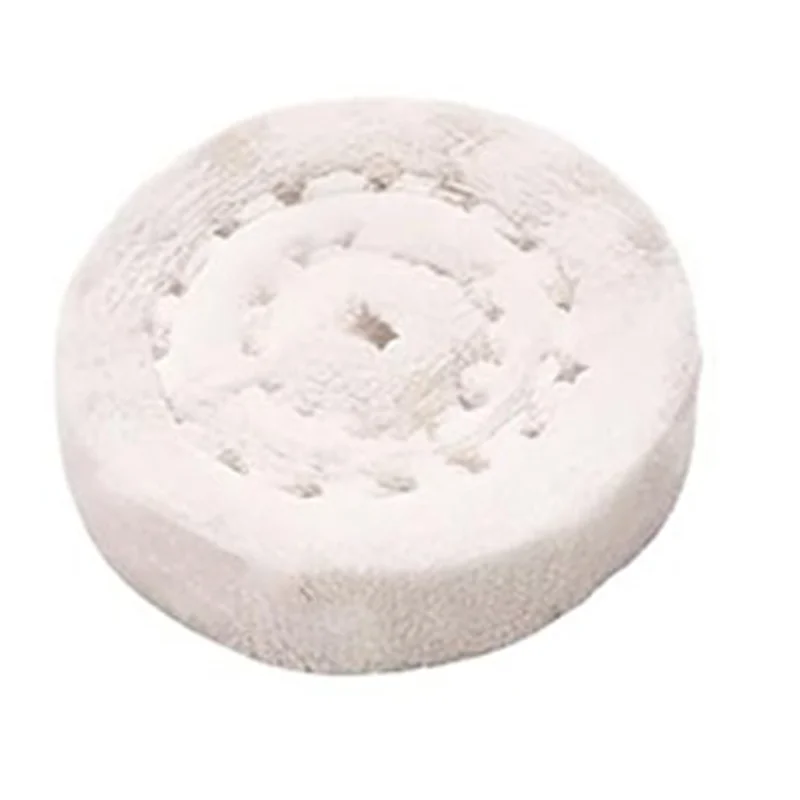 

A34R Set 25 Mm Mini Cotton Polishing Discs–24-Piece Buffing Wheel Kit–For Jewelry–Compatible With Hand Drills& Metal Rods