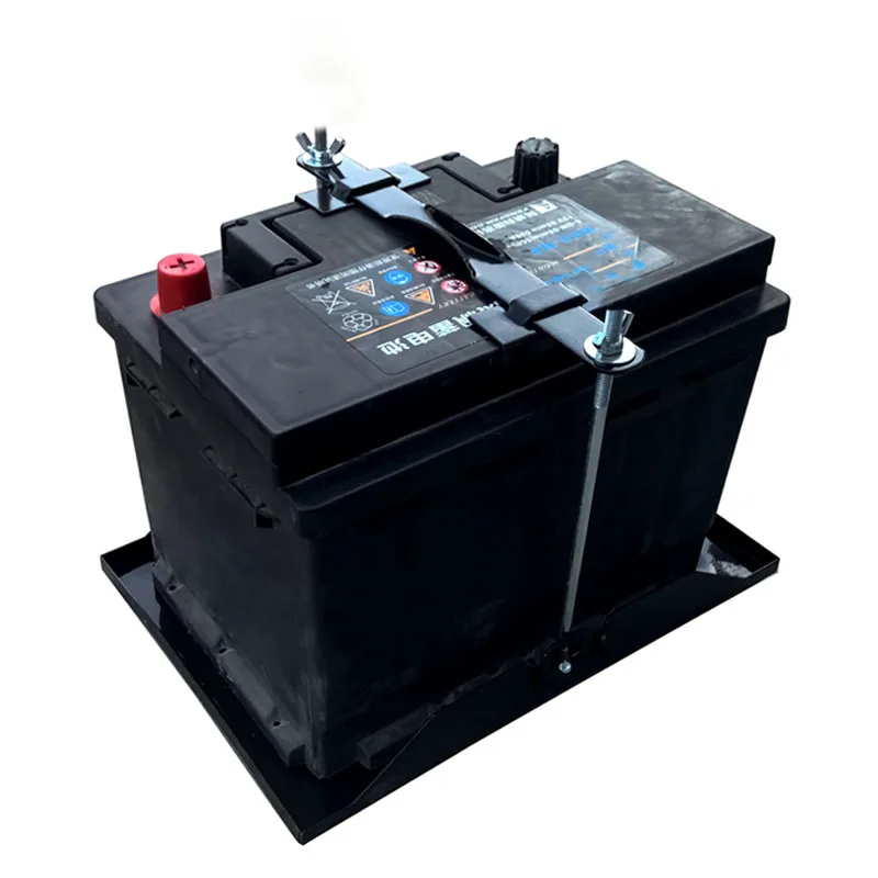 for Car battery fixed adjustable bracket hook screw universal base tray agricultural truck battery pressure