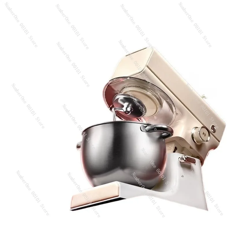Home Kitchen Automatic Dough Kneading Mixer Compact Stand Food Processor Integrated Flour Mixing Machine Small Household Baking
