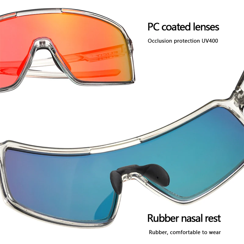 Elicit UV400 Cycling Sunglasses Mountain Bicycle Gafas Glasses For Men Women Photochromic Polarized Clear Anti-fog Lens Can Choo
