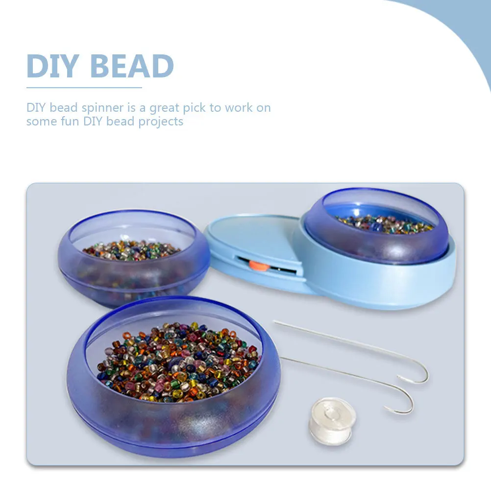 

1Set Automatic Beading Machine Sturdy DIY Bead Spinner Time-Saving Beads Threading Device for Crafts Beads Spinner