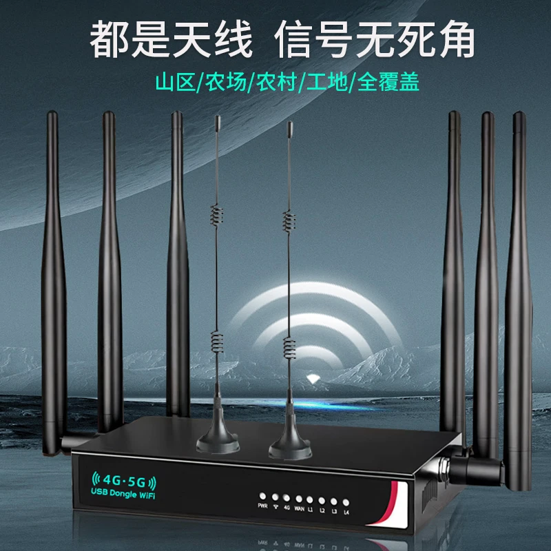 Industrial Router Card-free 5g Portable Wifi National Universal 4g Mobile Network Dual-band Unlimited Pure Traffic Network Card