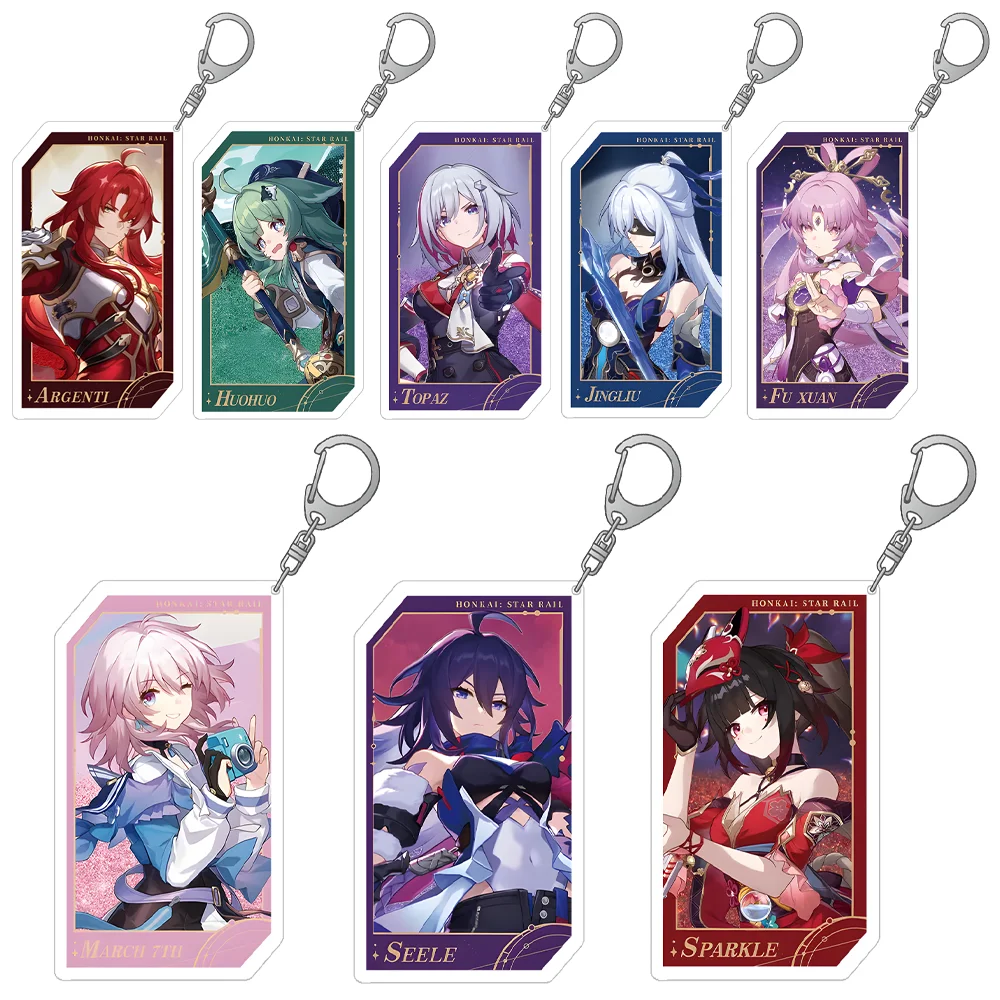 

Loen Store Honkai: Star Rail official All-Stars Invite Series Acrylic keychain game character Bag pendant Boy girl holiday gift