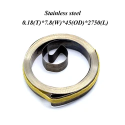 Customized stainless steel ribbon coil volute spiral flat clock constant force spring on sales