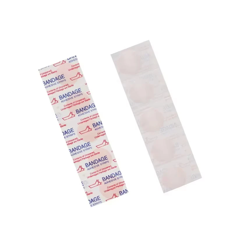 100Pcs Mini round Band Aids Waterproof Small Wound Dressings Medical Adhesive Tape for Quick Cuts And Bites