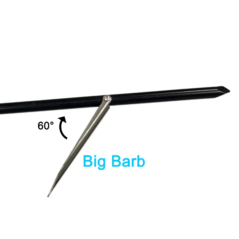 7.5mm Diameter Spring Steel Speargun Spear Shafts Length 120cm to 170cm for Snorkeling And Spearfishing Enthusiasts