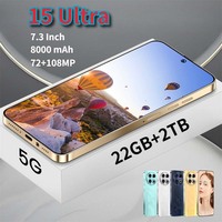 Original 15 Ultra Global Edition Tables 8000mAh Battery 22GB+2TB Smart 5G Dual Card Android 14 Facial Recognition Function Tab