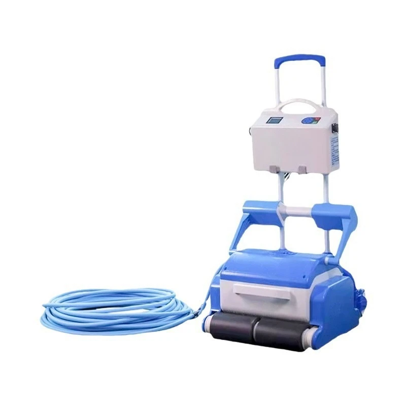 

Swimming pool cleaning and sewage suction robot automatic vacuum cleaner can be remotely controlled by mobile phone