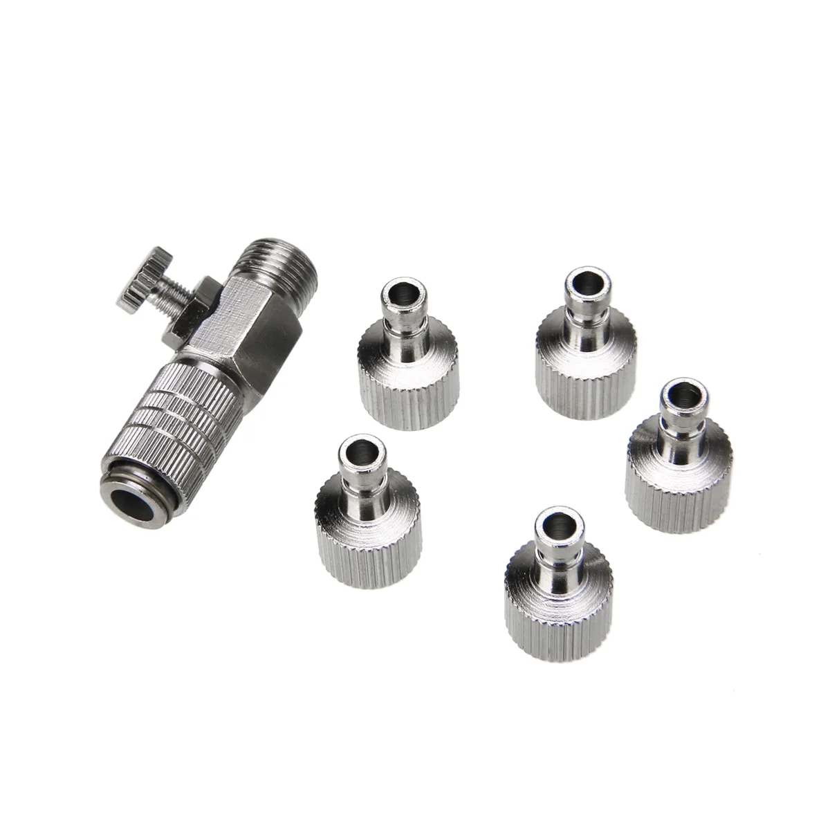 Durable Airbrush Quick Release Coupling Disconnect Connector Adapter Standard 1/8 Inch Plug Fitting